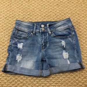 SO Midi Jean Shorts